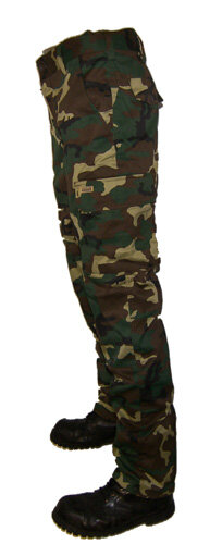 PANTALON LARGO CAMUFLAJE VERDE